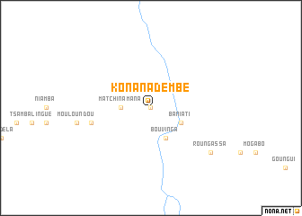 map of Konanadembé