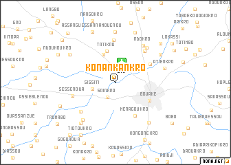 map of Konankankro