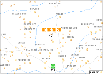 map of Konankro
