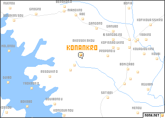 map of Konankro