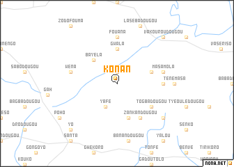 map of Konan