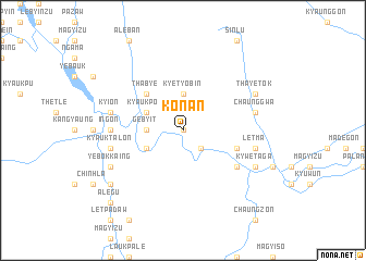 map of Konan