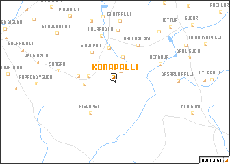 map of Konapalli