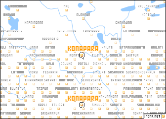 map of Konāpāra