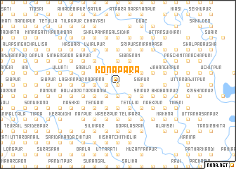 map of Konāpāra