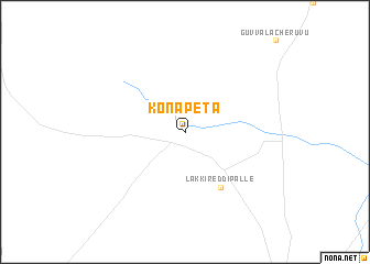 map of Konapeta