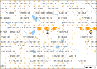 map of Konaragama