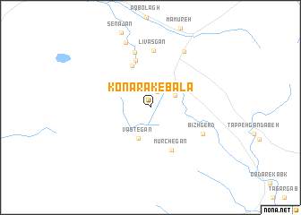 map of Konarak-e Bālā