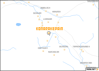 map of Konarak-e Pāʼīn
