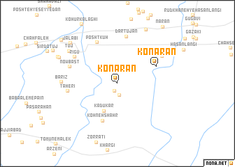 map of Konārān