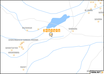 map of Konārān