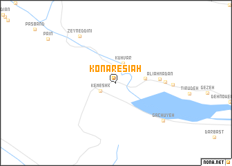 map of Konār-e Sīāh