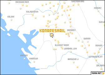 map of Konār Esmā‘īl