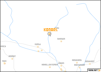 map of Konārī