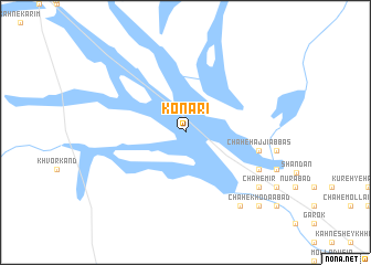 map of Konārī