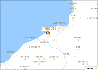 map of Konarlı