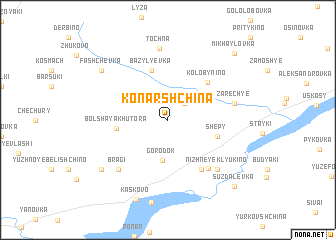 map of Konarshchina