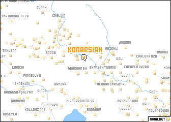 map of Konār Sīāh