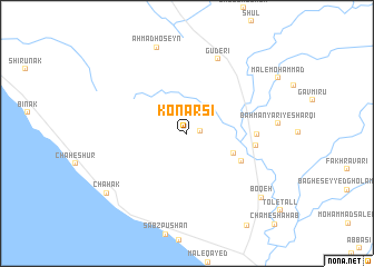 map of Konārsī