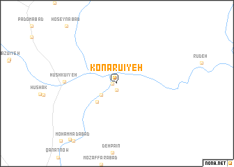 map of Konārūʼīyeh