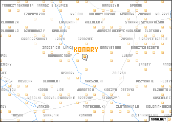 map of Konary