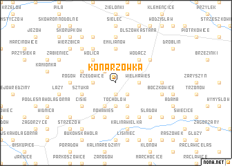 map of Konarzówka