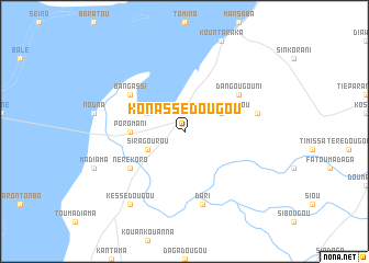 map of Konassédougou