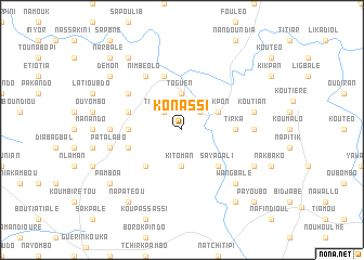 map of Konassi