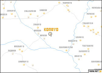 map of Konayo