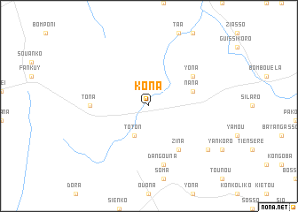 map of Kona