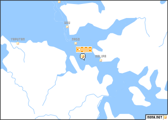 map of Kona