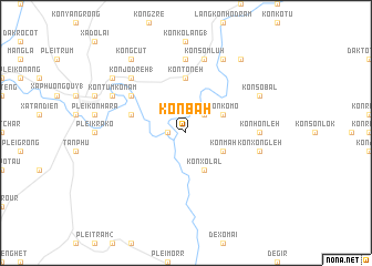 map of Kon Bah