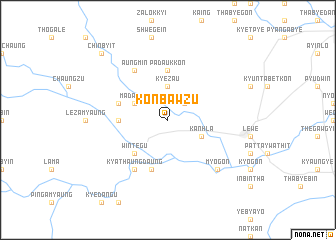 map of Konbawzu