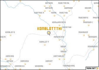 map of Kon Blott Thi