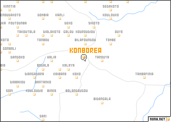 map of Konboréa