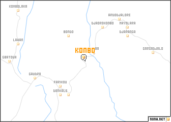 map of Konbo