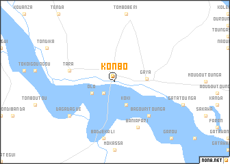 map of Konbo