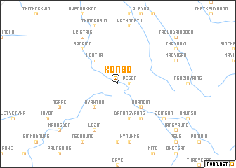 map of Konbo