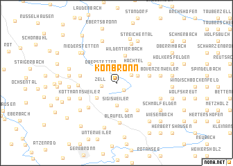 map of Könbronn