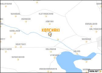 map of Konchaki