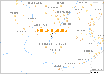 map of Kŏnch\