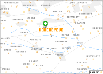 map of Koncheyevo