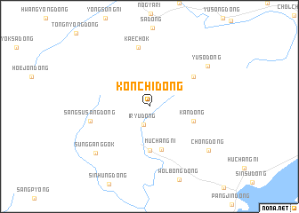 map of Kŏnch\