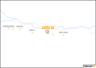 map of Konchī