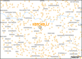 map of Kŏnch\