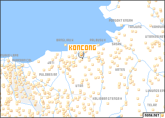 map of Koncong