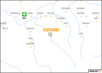 map of Kondabi