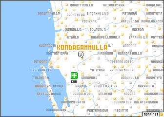 map of Kondagammulla