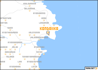 map of Kondaíika