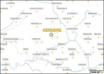 map of Kondaing